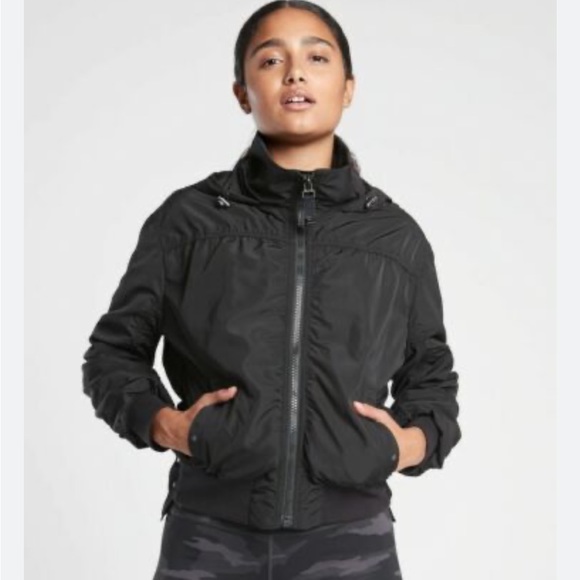 Athleta Jackets & Blazers - Athleta Point Reyes Bomber Jacket black size medium